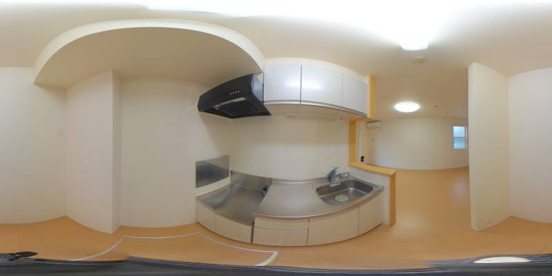 パノラマ画像キッチン