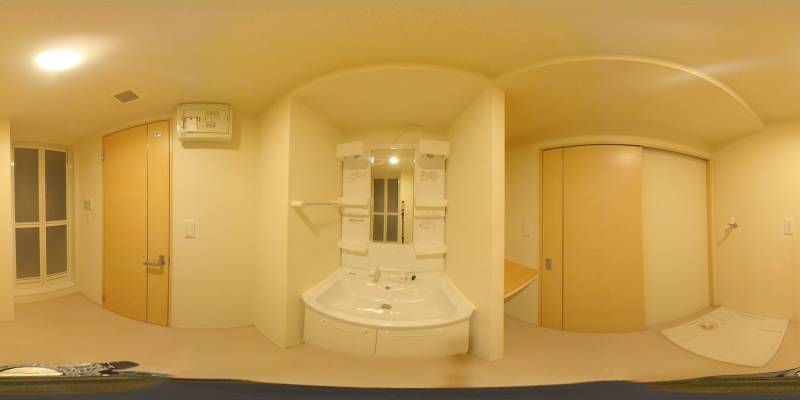 パノラマ画像洗面所