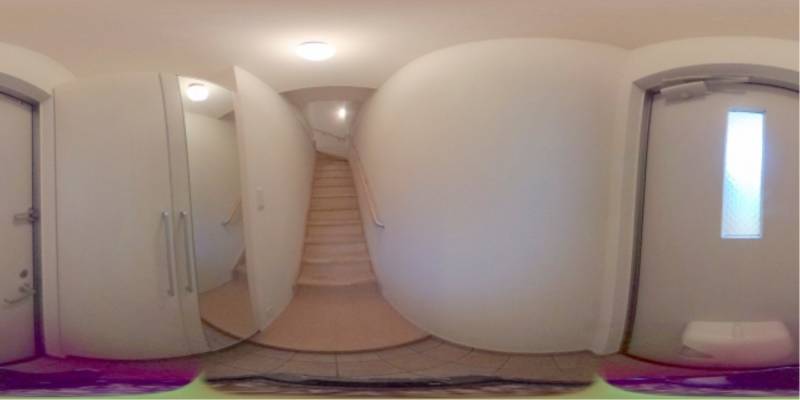 パノラマ画像玄関