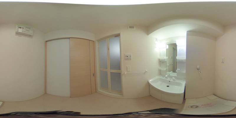 パノラマ画像洗面所