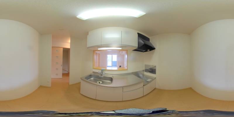 パノラマ画像キッチン