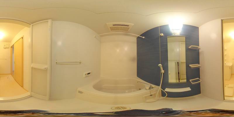 パノラマ画像バスルーム