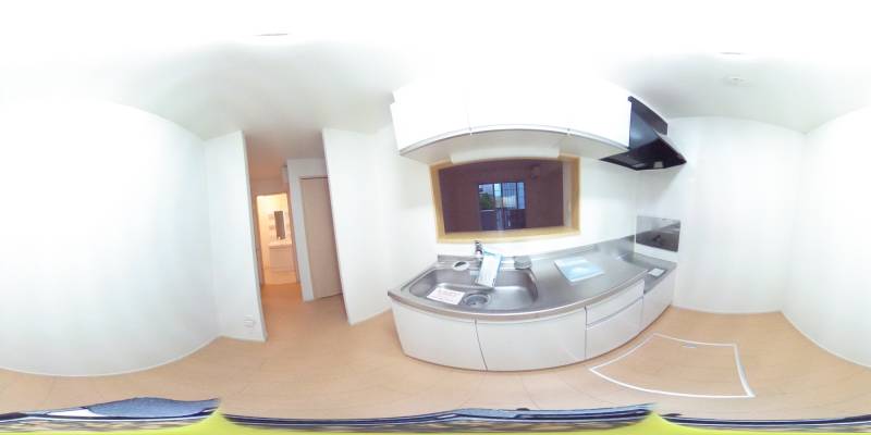 パノラマ画像キッチン