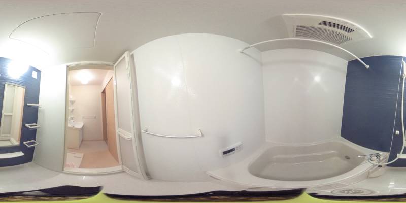 パノラマ画像バスルーム