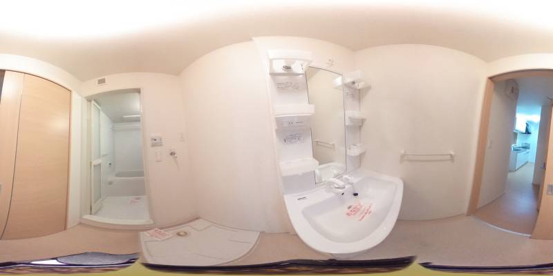 パノラマ画像洗面所