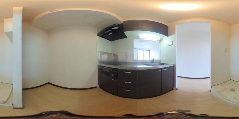 パノラマ画像キッチン