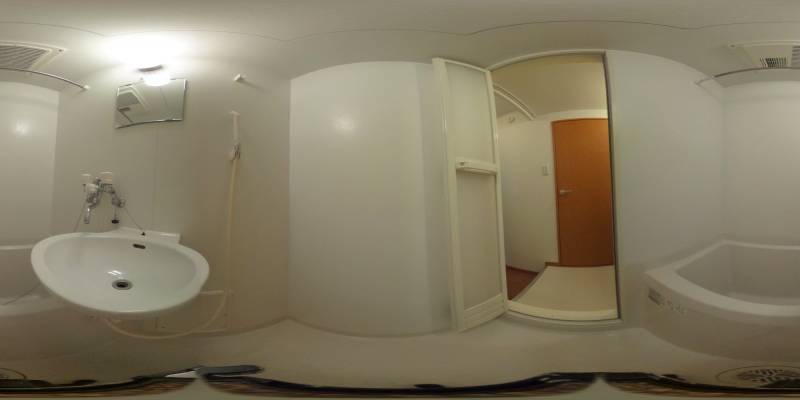 パノラマ画像バスルーム