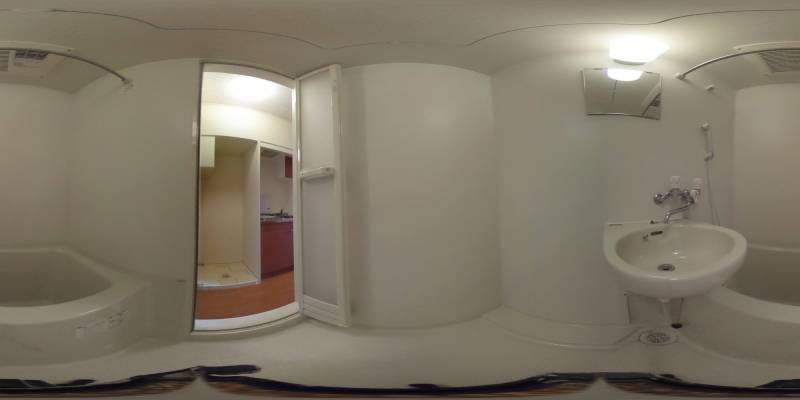 パノラマ画像バスルーム
