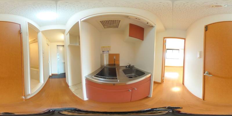 パノラマ画像キッチン