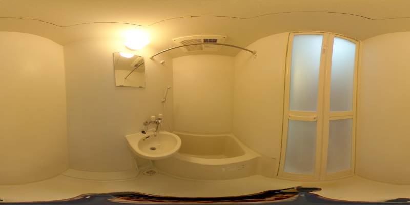 パノラマ画像バスルーム
