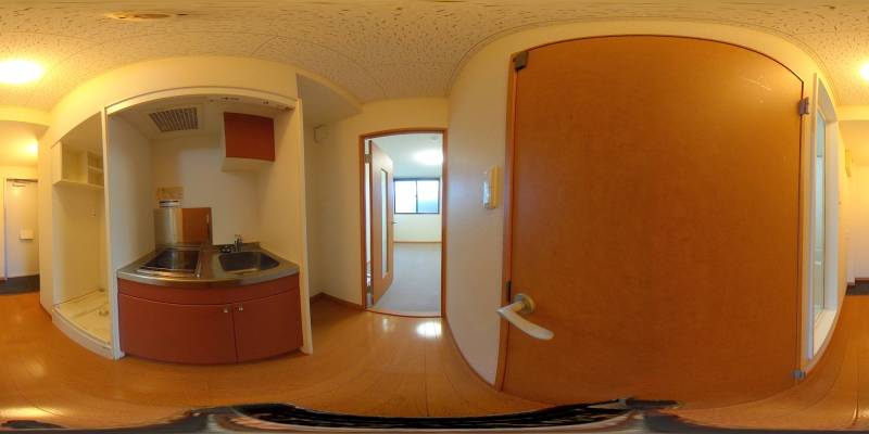 パノラマ画像キッチン