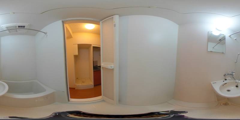 パノラマ画像バスルーム