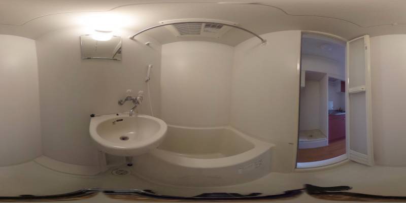 パノラマ画像バスルーム