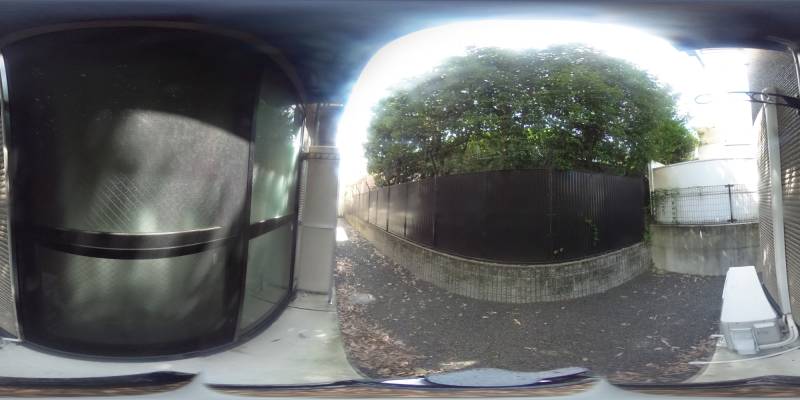 パノラマ画像バルコニー