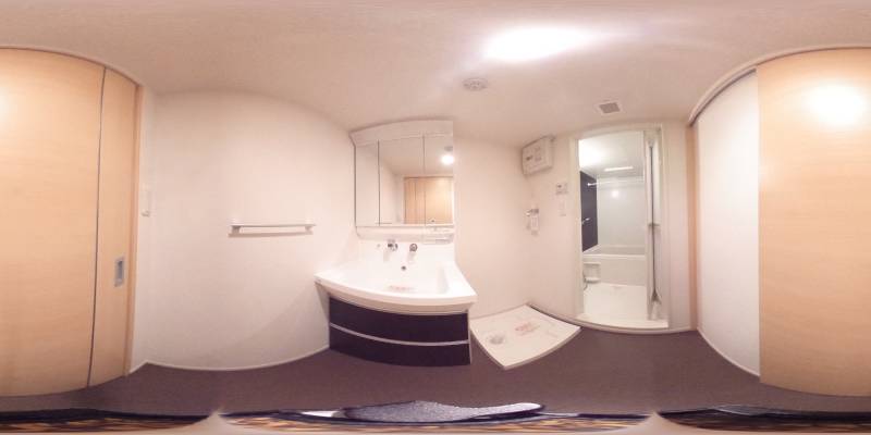 パノラマ画像洗面所