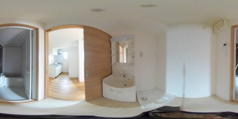 パノラマ画像洗面所