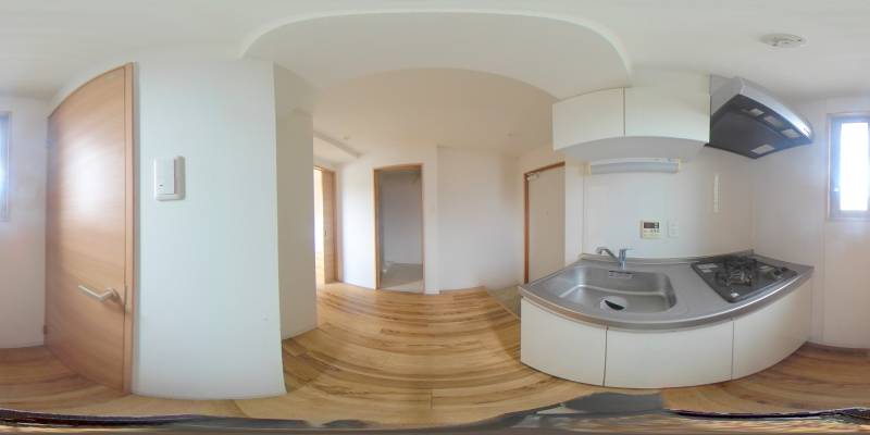 パノラマ画像キッチン