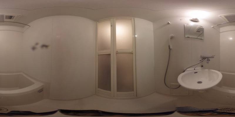 パノラマ画像バスルーム