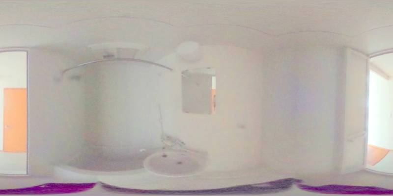 パノラマ画像バスルーム