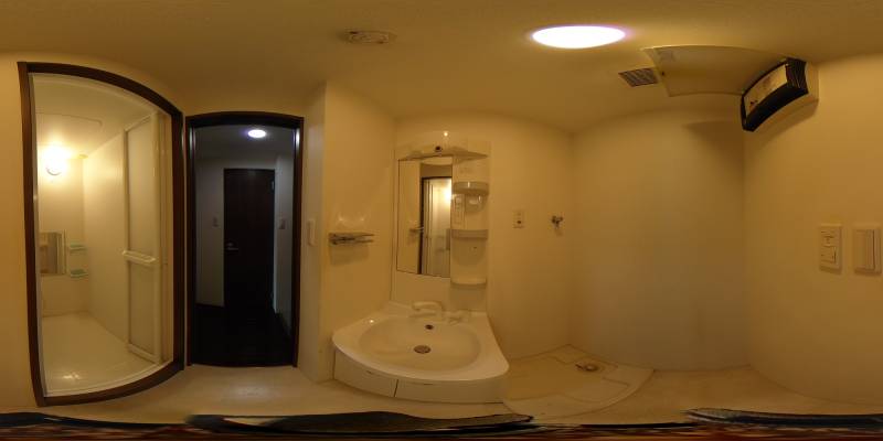 パノラマ画像洗面所