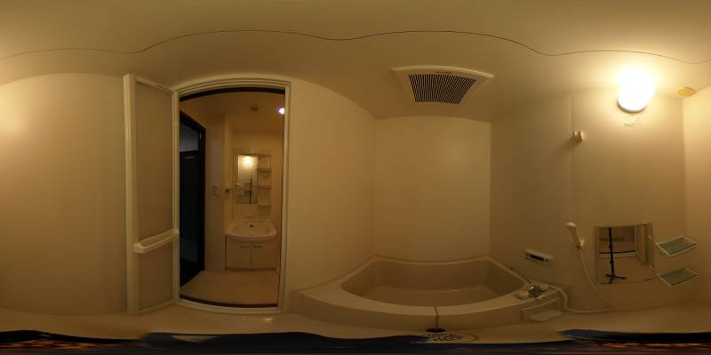 パノラマ画像バスルーム