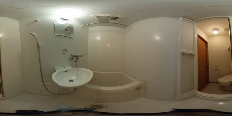パノラマ画像バスルーム