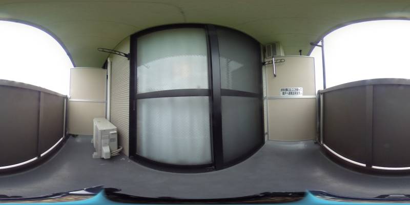 パノラマ画像バルコニー