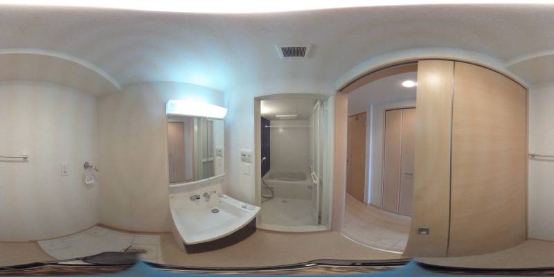 パノラマ画像バスルーム