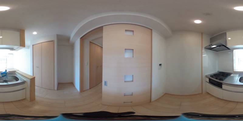 パノラマ画像キッチン