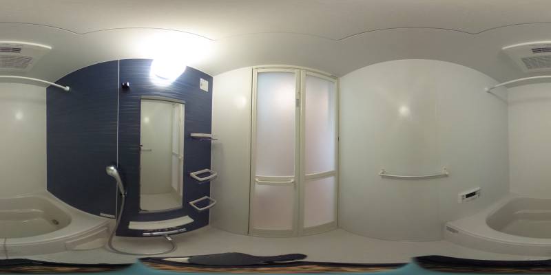 パノラマ画像バスルーム