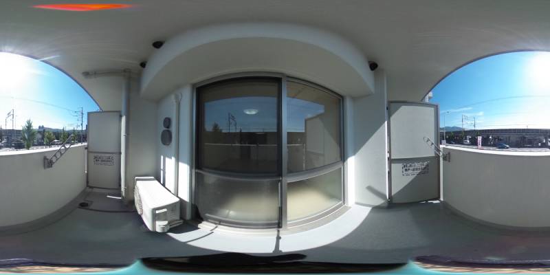 パノラマ画像バルコニー