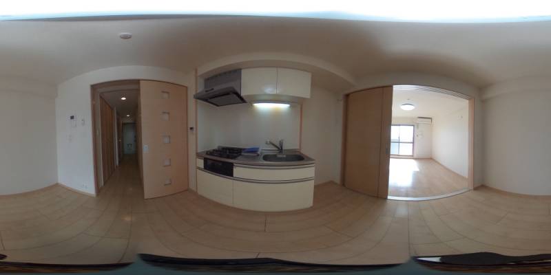 パノラマ画像キッチン