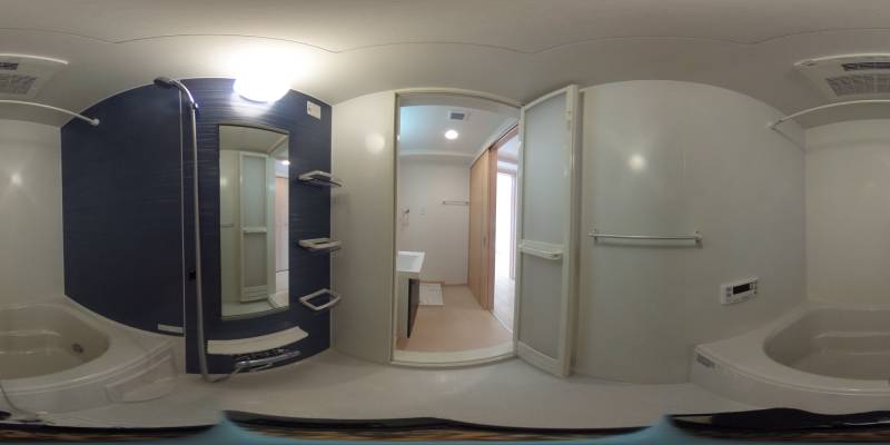 パノラマ画像バスルーム