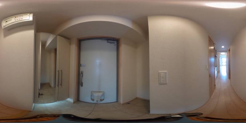 パノラマ画像玄関