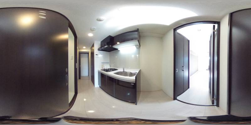 パノラマ画像キッチン