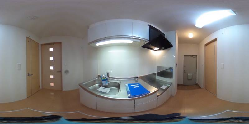 パノラマ画像キッチン