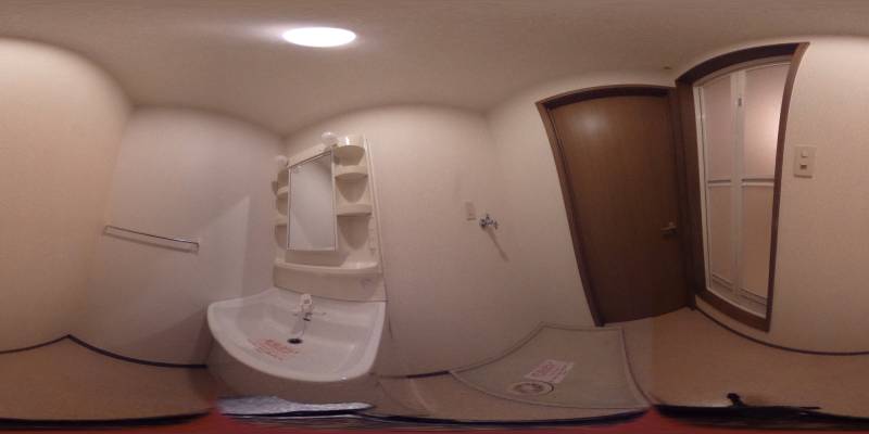 パノラマ画像洗面所
