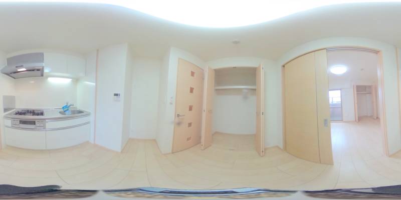 パノラマ画像キッチン