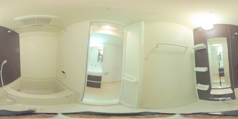 パノラマ画像バスルーム