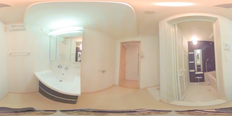 パノラマ画像洗面所