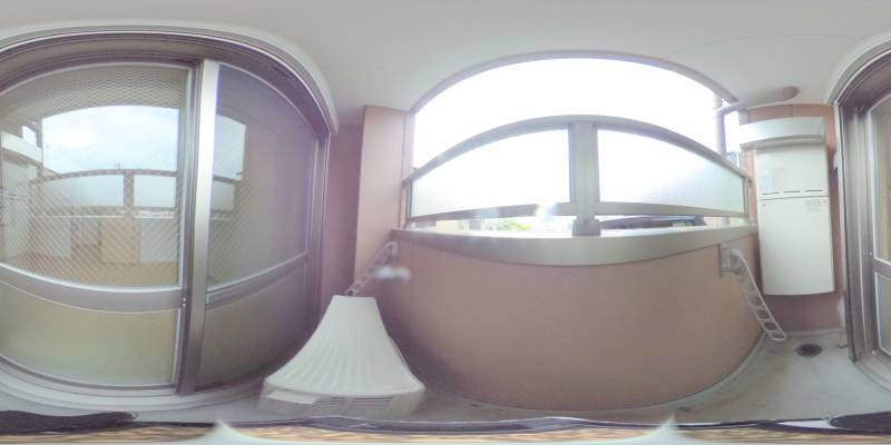 パノラマ画像バルコニー