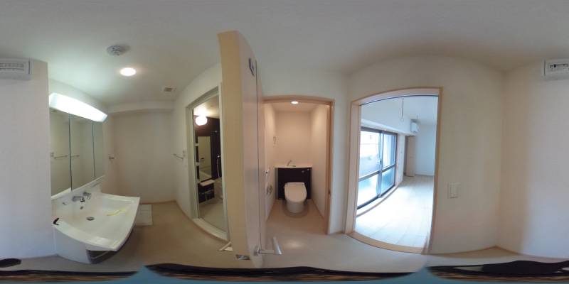 パノラマ画像バスルーム