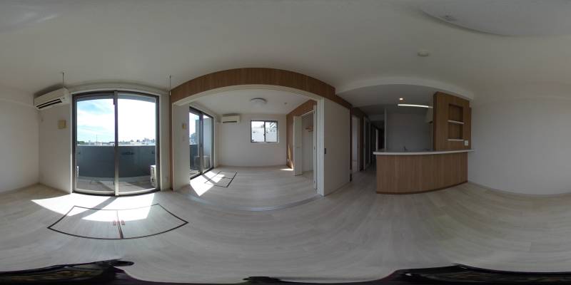 パノラマ画像洋室