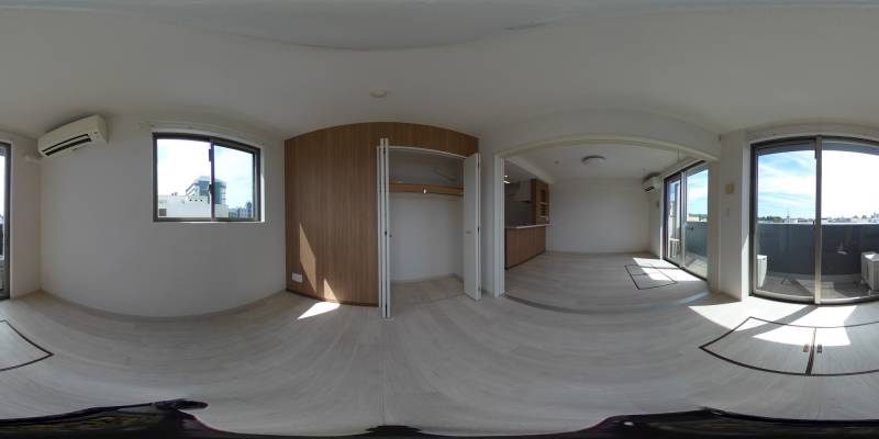 パノラマ画像洋室