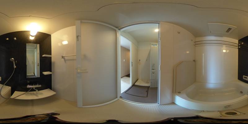 パノラマ画像バスルーム