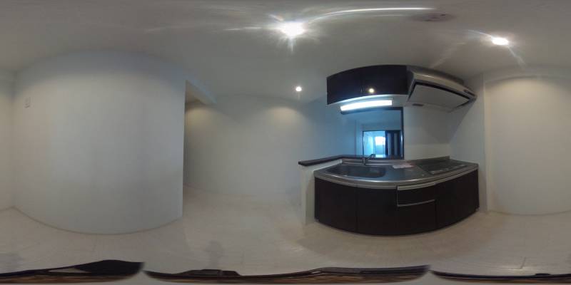 パノラマ画像キッチン