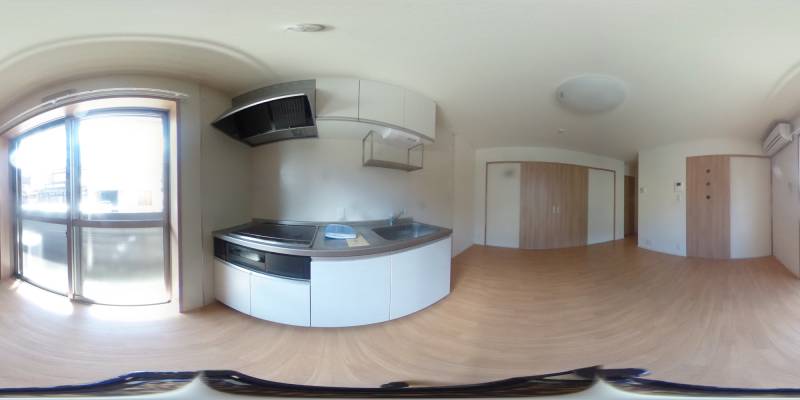 パノラマ画像キッチン