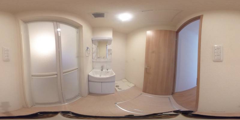 パノラマ画像洗面所