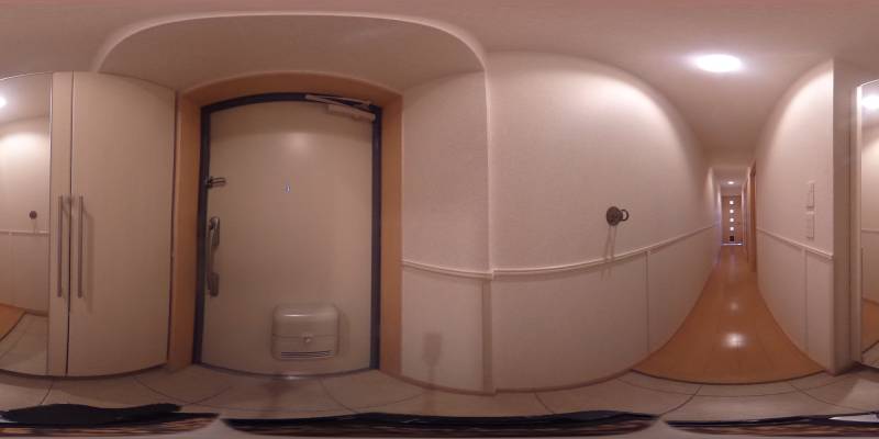 パノラマ画像玄関