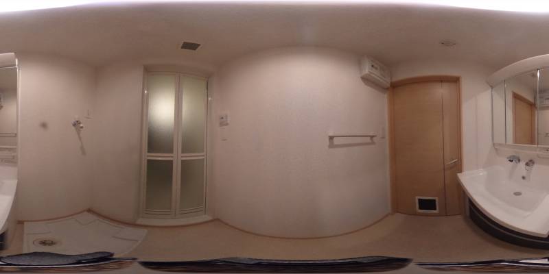 パノラマ画像洗面所
